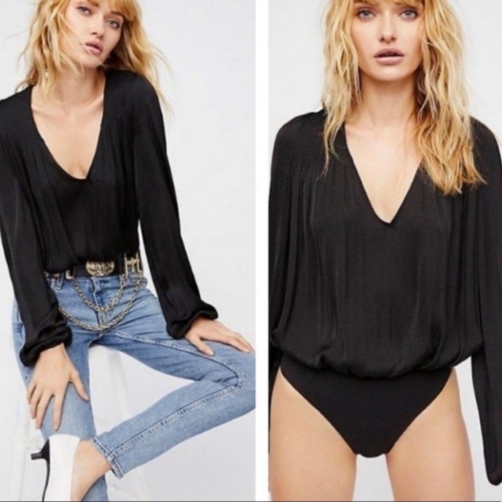 Free People Smokin’ and Rockin’ Bodysuit